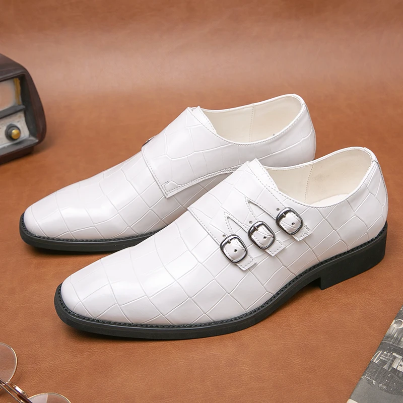 2022 New White monk shoes Leather Loafers Men Dress Shoes Slip on Breathable Driving Shoes Multi Color Penny Moccasins Shoes Men
2022 New White monk shoes Leather Loafers Men Dress Shoes Slip on Breathable Driving Shoes Multi Color Penny Moccasins Shoes Men