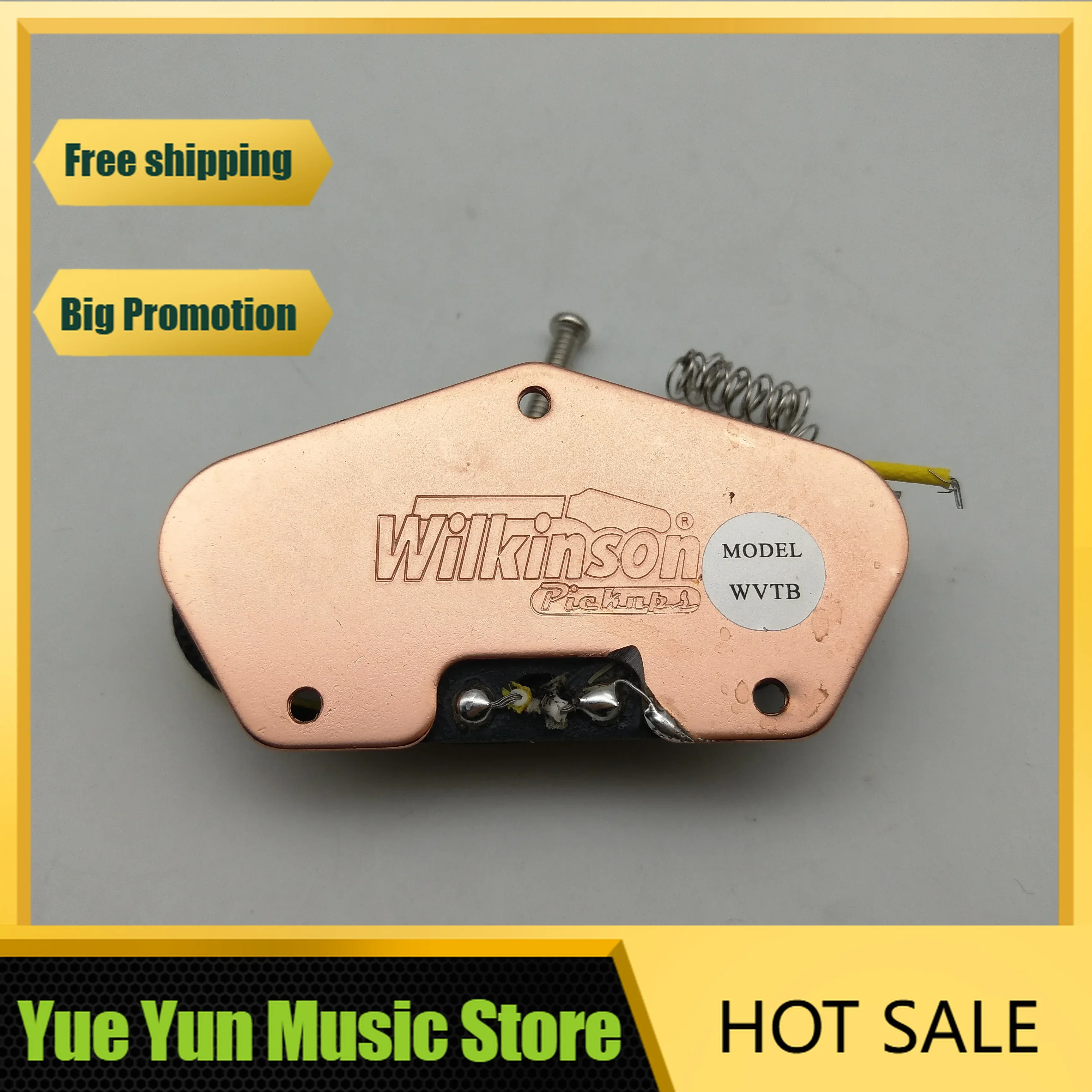 Yue Yun Music Store--Discount Hot Sale--Wilkinson WVT Alnico5 Electric Guitar Pickups New TL Style Neck And Bridge Set
Yue Yun Music Store--Discount Hot Sale--Wilkinson WVT Alnico5 Electric Guitar Pickups New TL Style Neck And Bridge Set