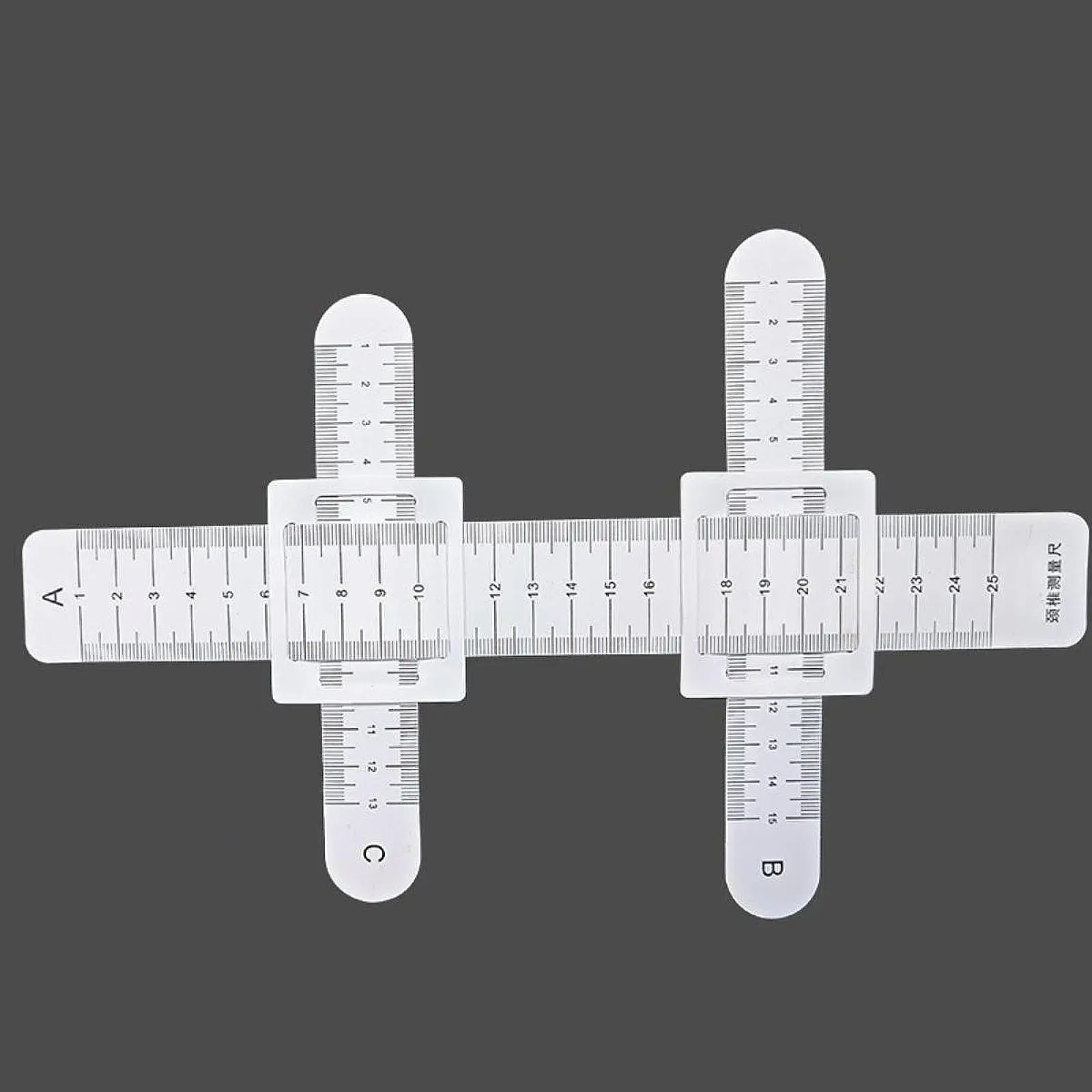 Portable Scoliosis Measurement Meter Lightweight Plastic Ruler Tool for Cervical Spine and Neck Monitoring
Portable Scoliosis Measurement Meter Lightweight Plastic Ruler Tool for Cervical Spine and Neck Monitoring