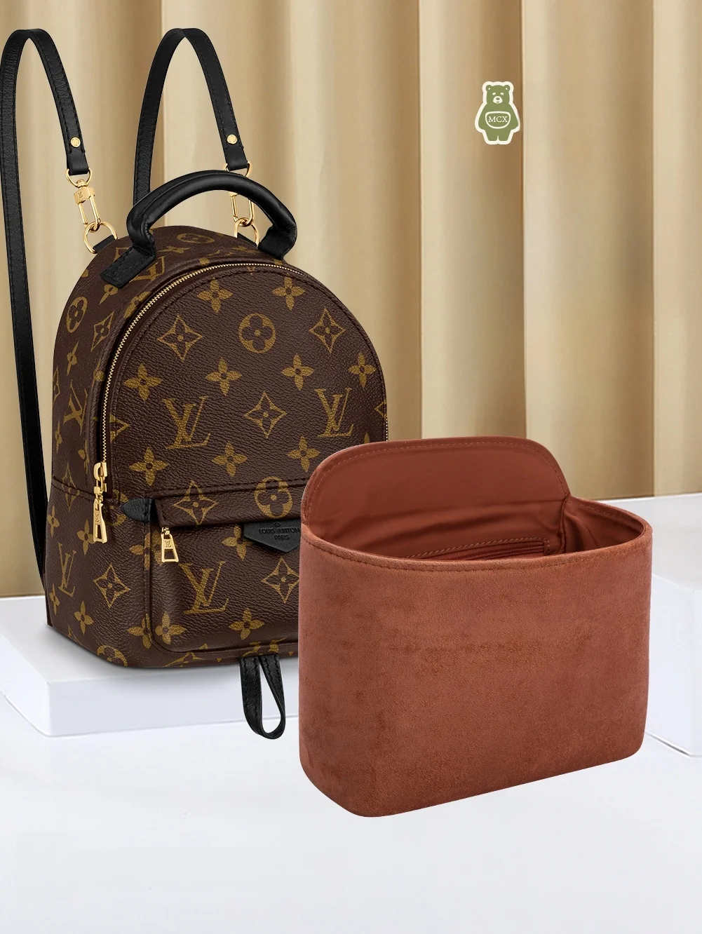 Miceai Bear LV PALM SPRINGS Bapa Inner Bag Organizer Middle Bag Padded Insert for Dual oulder Bag Storage And Arrangement 
Miceai Bear LV PALM SPRINGS Bapa Inner Bag Organizer Middle Bag Padded Insert for Dual oulder Bag Storage And Arrangement