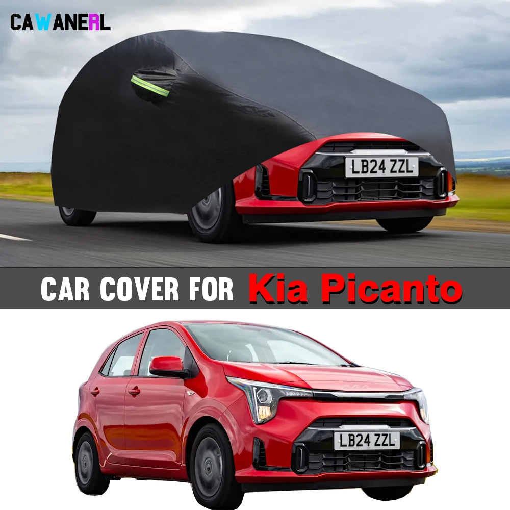 Waterproof Black Car Cover For Kia Picanto Morning 2003-2026 Outdoor Sun UV Rain Snow Wind Ice Scratch Resistant Cover Dustproof
Waterproof Black Car Cover For Kia Picanto Morning 2003-2026 Outdoor Sun UV Rain Snow Wind Ice Scratch Resistant Cover Dustproof
