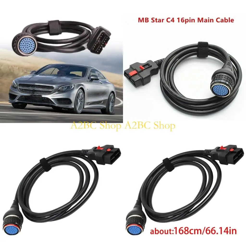 A2BC Diagnostics Tool Test Cable OBD2 Cable for STAR C4 C5 OBD2 16Pin Main Testing Cable Replacement Connection Cord Wire
A2BC Diagnostics Tool Test Cable OBD2 Cable for STAR C4 C5 OBD2 16Pin Main Testing Cable Replacement Connection Cord Wire