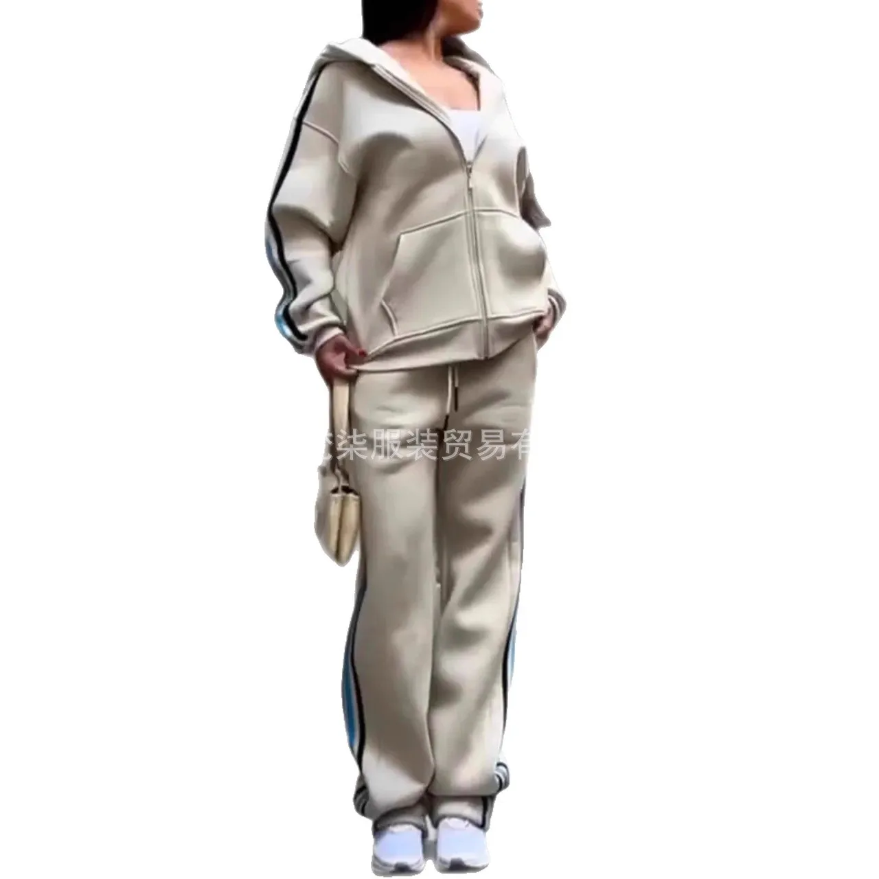 2025 New Fashion Hooded Zipper Jacket + Wide-leg Pants Two-piece Sets Women's Autumn Casual Loose Top Trousers Suit For Women
2025 New Fashion Hooded Zipper Jacket + Wide-leg Pants Two-piece Sets Women's Autumn Casual Loose Top Trousers Suit For Women