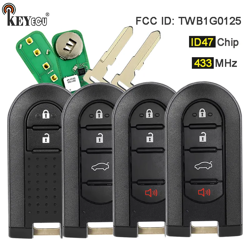 KEYECU 433.92MHz ID47 Chip TWB1G0125 TWB1G0249 Smart Remote Key for Toyota Rush Daihatsu Terios 2018 2019 2020 2021
KEYECU 433.92MHz ID47 Chip TWB1G0125 TWB1G0249 Smart Remote Key for Toyota Rush Daihatsu Terios 2018 2019 2020 2021