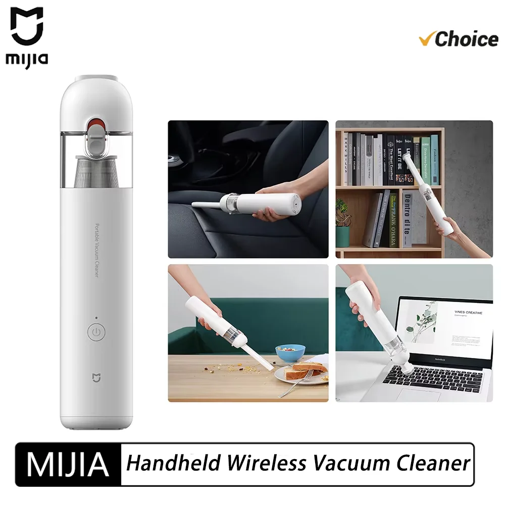 Портативный ручной пылесос MIJIA для дома/автомобиля, миниатюрный беспроводной пылесборник с силой всасывания 13000PA, циклонный механизм
Портативный ручной пылесос MIJIA для дома/автомобиля, миниатюрный беспроводной пылесборник с силой всасывания 13000PA, циклонный механизм