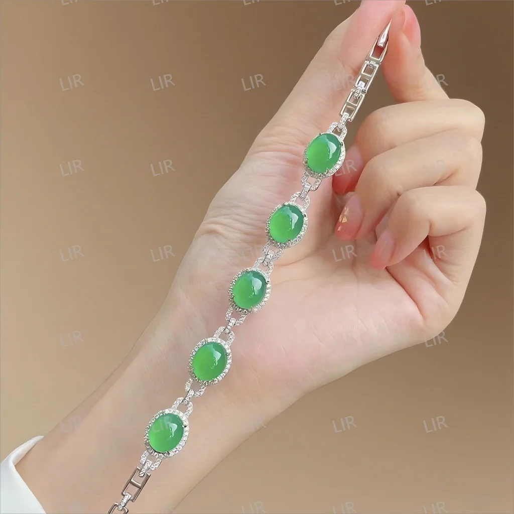 Посеребренный браслет LIR из ледяного халцедона с агатом | Белый/Розовый/Зеленый | Циркон | Игристое | Подарочная коробка | Бесплатная доставка
Посеребренный браслет LIR из ледяного халцедона с агатом | Белый/Розовый/Зеленый | Циркон | Игристое | Подарочная коробка | Бесплатная доставка