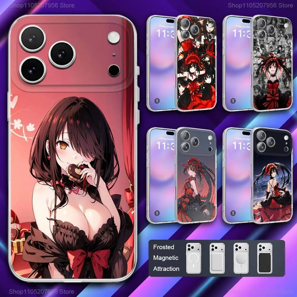T-Tokisaki Anime Kurumi Phone Case For iPhone 11,12,15,14,13,17,16,Pro,Plus,E,Max,Air,Mini Magnetic Frosted Cover
T-Tokisaki Anime Kurumi Phone Case For iPhone 11,12,15,14,13,17,16,Pro,Plus,E,Max,Air,Mini Magnetic Frosted Cover