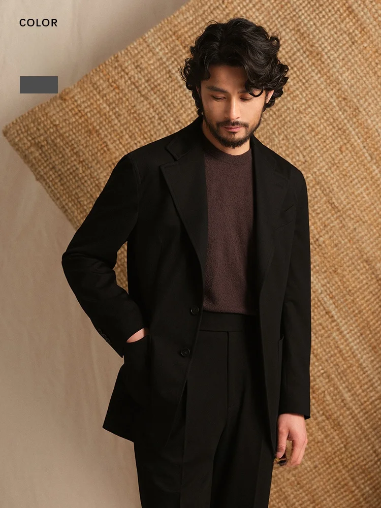 Мужской повседневный пиджак CULTUM из итальянской трикотажной ткани, без структурирования, моющийся, однотонный, приталенный крой, смесовый полиэстер
Мужской повседневный пиджак CULTUM из итальянской трикотажной ткани, без структурирования, моющийся, однотонный, приталенный крой, смесовый полиэстер