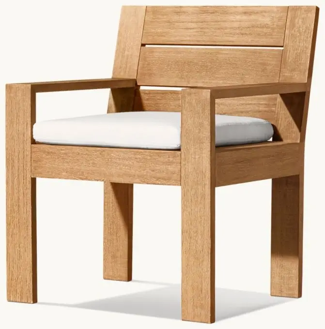 Modern design quick-dry foam seat Durable teak and aluminum dining chairs and tables for outdoor use in the living room or park
Modern design quick-dry foam seat Durable teak and aluminum dining chairs and tables for outdoor use in the living room or park