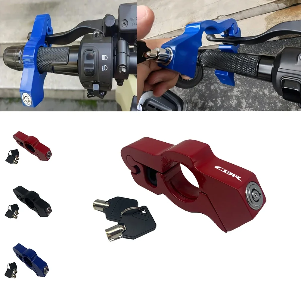 For CBR 600 400 900 650 150 125 300 500 929 954 1000 250 R/RR/F/XX Motorcycle Handlebar Lock Handle Solid Lock Anti Theft
For CBR 600 400 900 650 150 125 300 500 929 954 1000 250 R/RR/F/XX Motorcycle Handlebar Lock Handle Solid Lock Anti Theft