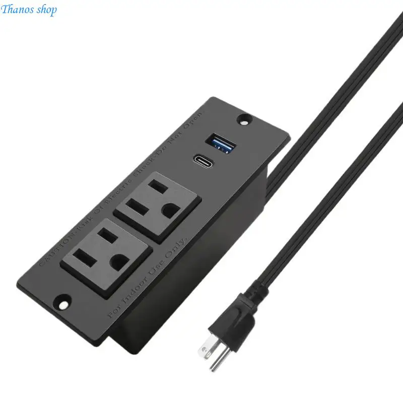 Flat Plug Recessed Power Strips 2 Outlets 2 USB Port PD20W QC18W Flush Mount For Desk Sofa Nightstands Furniture Cabinet X37A
Flat Plug Recessed Power Strips 2 Outlets 2 USB Port PD20W QC18W Flush Mount For Desk Sofa Nightstands Furniture Cabinet X37A