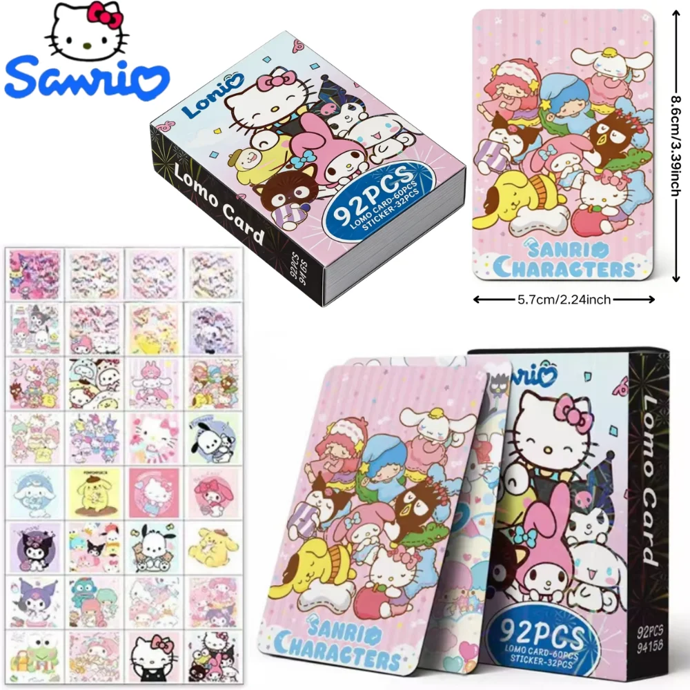 Коллекционное издание фотокарточек Sanrio, 92 шт., Lomo-карточки Hello Kitty и Pochacco для фанатов @
Коллекционное издание фотокарточек Sanrio, 92 шт., Lomo-карточки Hello Kitty и Pochacco для фанатов @