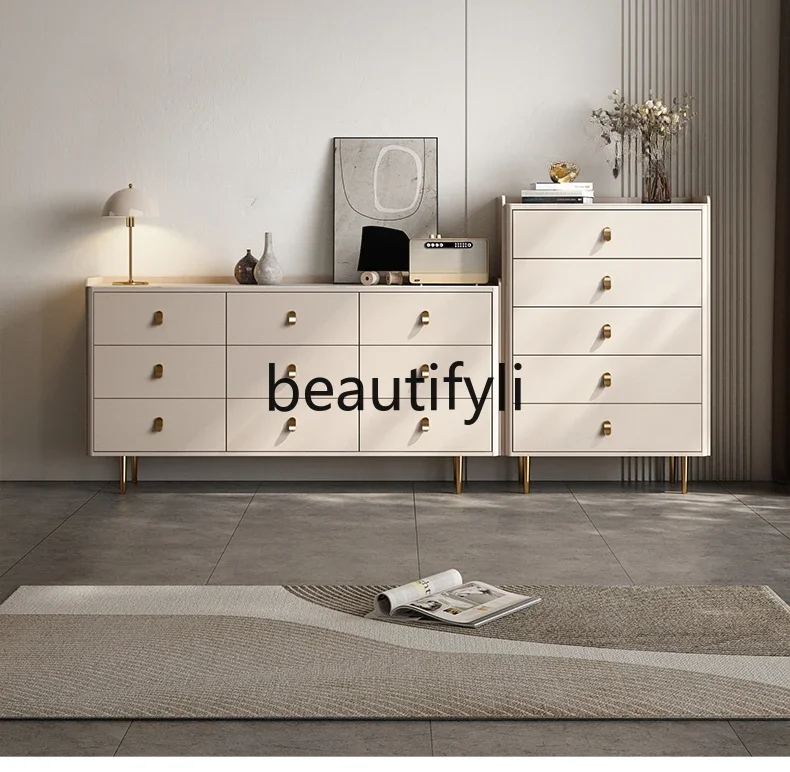 Solid wood chest of drawers, light luxury, storage against the wall, vertical cabinet
Solid wood chest of drawers, light luxury, storage against the wall, vertical cabinet