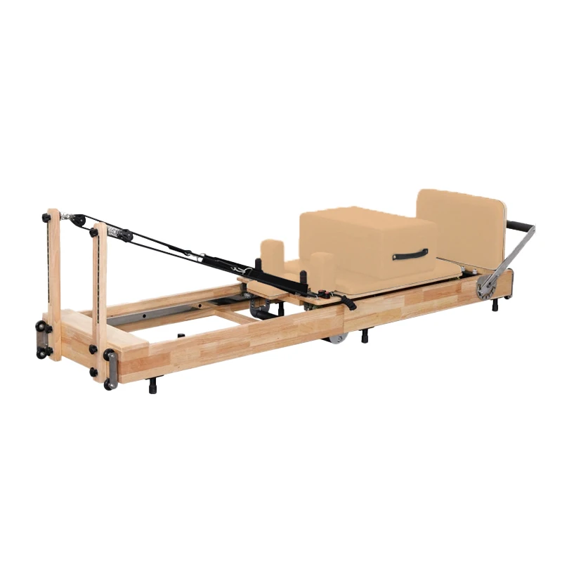 Factory Wholesale Customized Foldable Oak Pilates Reformer Core Bed Fitness Equipment for Pilates/ Yoga Studio
Factory Wholesale Customized Foldable Oak Pilates Reformer Core Bed Fitness Equipment for Pilates/ Yoga Studio