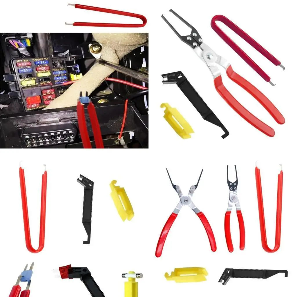 Y1UD Automotive Relays Puller Pliers & Fuses Puller Tool Automotive Hand Tool Easy to Use for Vehicle Battery Terminal Removal
Y1UD Automotive Relays Puller Pliers & Fuses Puller Tool Automotive Hand Tool Easy to Use for Vehicle Battery Terminal Removal