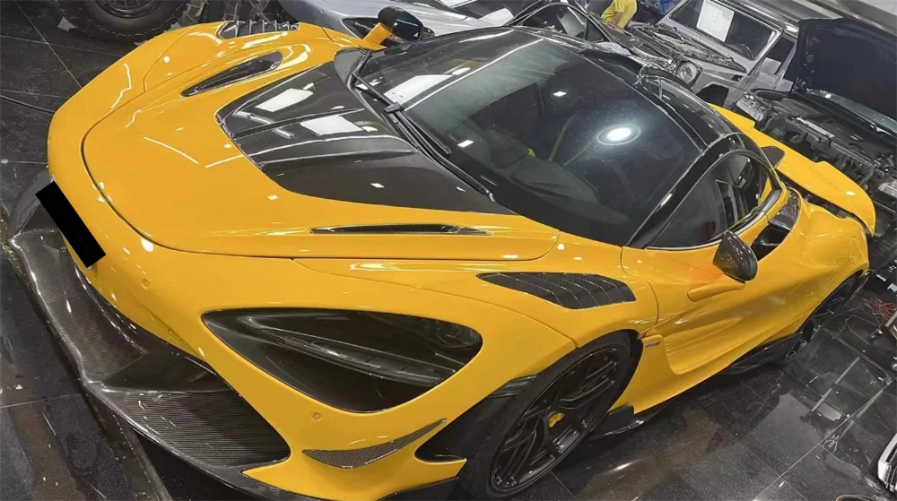 Для McLaren 720S обновленный передний диффузор из углеродного волокна, нижняя часть бампера, комплект кузова
Для McLaren 720S обновленный передний диффузор из углеродного волокна, нижняя часть бампера, комплект кузова