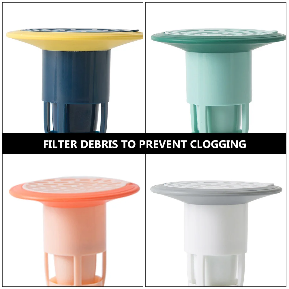 4Pcs Floor Drain Cover Set with Odor Proof Core Backflow Preventer for Kitchen Bathroom Sink Drain Plug Anti Clogging Drainage
4Pcs Floor Drain Cover Set with Odor Proof Core Backflow Preventer for Kitchen Bathroom Sink Drain Plug Anti Clogging Drainage