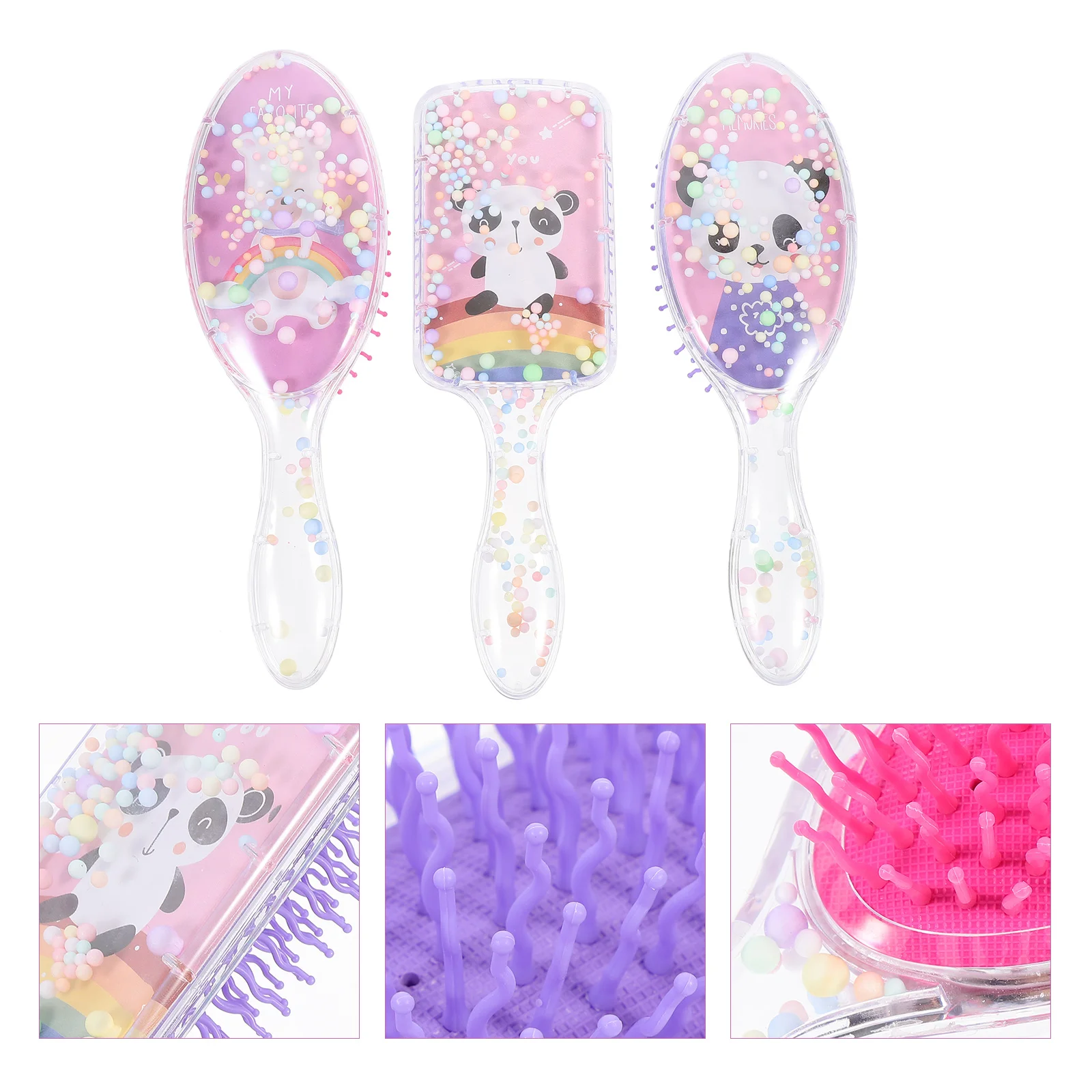 3pcs Lovely Panda Comb Hairbrush Lightweight Portable For Kids Massage For Wet Dry Hair Travel Hair Care 
3pcs Lovely Panda Comb Hairbrush Lightweight Portable For Kids Massage For Wet Dry Hair Travel Hair Care