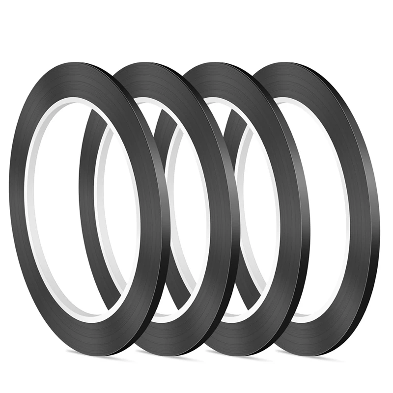 4PCS Whiteboard Tape, Black Pinstripe Tape, 3 Mm Width Pin Striping Tape, For Classroom,Conference Display (PET)
4PCS Whiteboard Tape, Black Pinstripe Tape, 3 Mm Width Pin Striping Tape, For Classroom,Conference Display (PET)