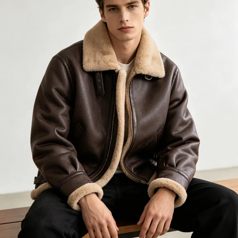 Resident Evil 4 Remake Leon S. Kennedy Cosplay Full High Quality Brown Fur Collar Leather Jacket Unisex Game Comic Con Costume
Resident Evil 4 Remake Leon S. Kennedy Cosplay Full High Quality Brown Fur Collar Leather Jacket Unisex Game Comic Con Costume