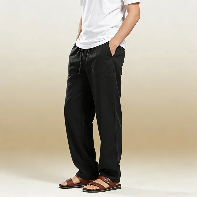 Прямые повседневные брюки для мужчин в европейско-американском стиле, комфортные рабочие брюки для офиса, весна-осень
Прямые повседневные брюки для мужчин в европейско-американском стиле, комфортные рабочие брюки для офиса, весна-осень