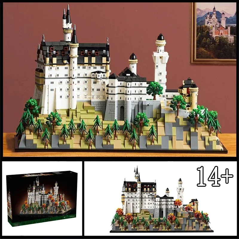 2026 In Stock Neuschwanstein Castle Architectural Model Kit European Castle Forest landscape Building blocks Set for Adults Gift
2026 In Stock Neuschwanstein Castle Architectural Model Kit European Castle Forest landscape Building blocks Set for Adults Gift