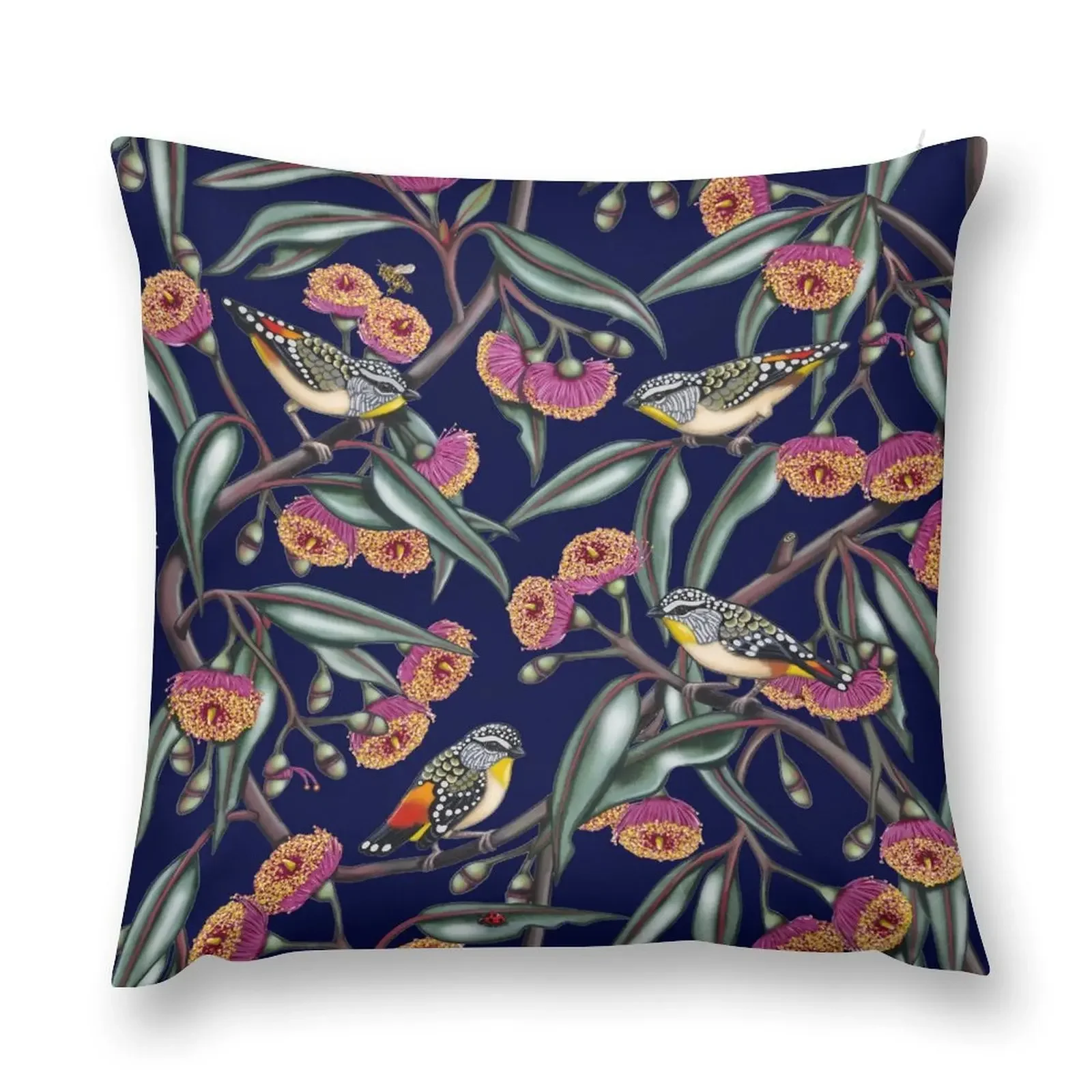 Pardalotes in Gum Flowers Repeated Pattern by Australian artist Laural Retz Throw Pillow Anime Christmas Pillowcase pillow
Pardalotes in Gum Flowers Repeated Pattern by Australian artist Laural Retz Throw Pillow Anime Christmas Pillowcase pillow