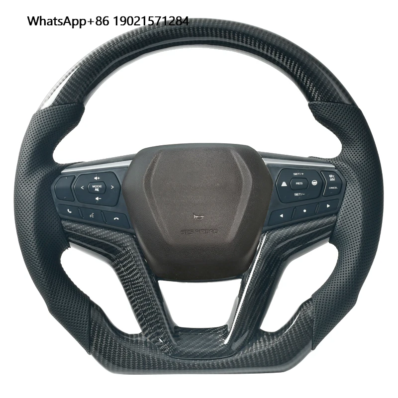 Isuzu D-MAX 2013-2018 mu-X 2013-2018 D-Max MU-X III2020- 2023 Custom Carbon Fiber Sports Steering Wheel
Isuzu D-MAX 2013-2018 mu-X 2013-2018 D-Max MU-X III2020- 2023 Custom Carbon Fiber Sports Steering Wheel