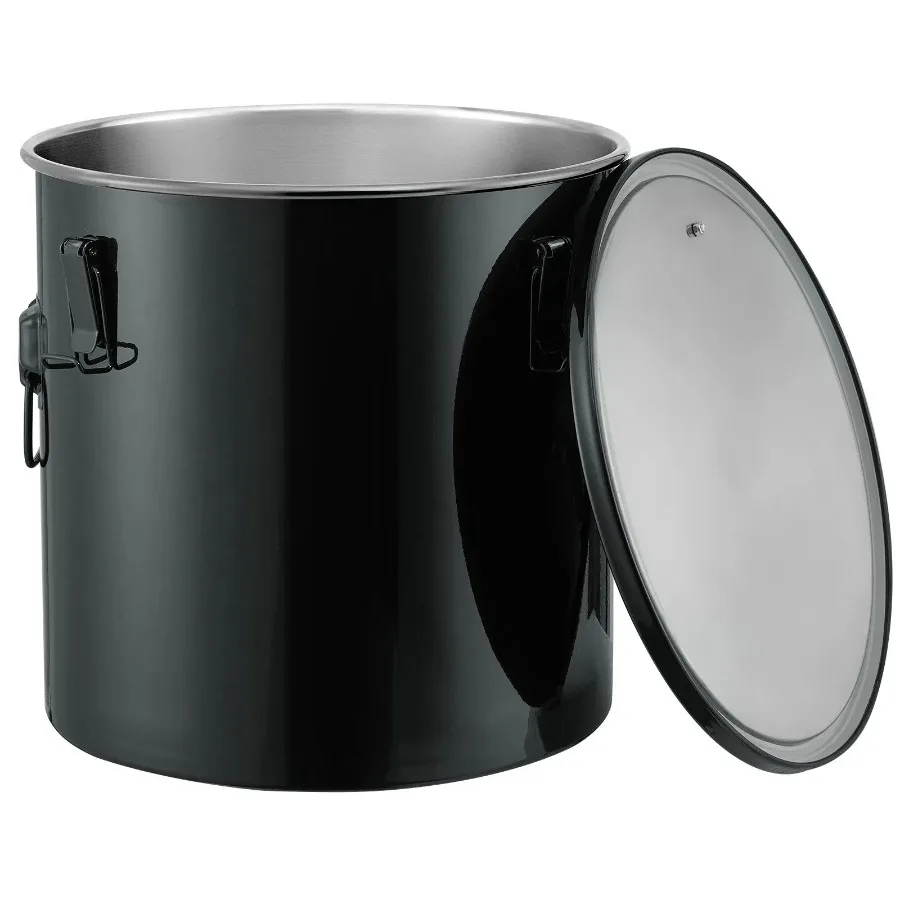 Fryer Grease Bucket 10 Gal Oil Disposal Caddy Stainless Steel Fryer Oil Bucket Rust-Proof Coating Oil Transport Container with
Fryer Grease Bucket 10 Gal Oil Disposal Caddy Stainless Steel Fryer Oil Bucket Rust-Proof Coating Oil Transport Container with