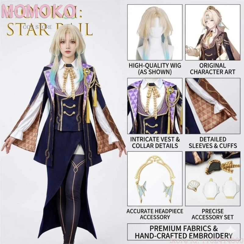 Honkai Star Rail Pearl Cosplay Costume Full Set The Ten Stonehearts Uniform Anime Game Outfit Women Men Halloween Party RolePlay
Honkai Star Rail Pearl Cosplay Costume Full Set The Ten Stonehearts Uniform Anime Game Outfit Women Men Halloween Party RolePlay