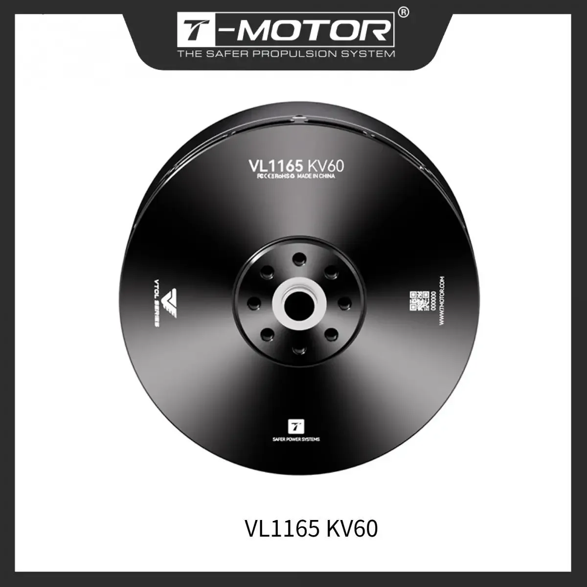 T-MOTOR VL1165 KV60 VTOL Brushless Motor UAV Motor with 66kg Thrust Propulsion Systems for Fixed-Wing Aircraft Drone DIY PARTS
T-MOTOR VL1165 KV60 VTOL Brushless Motor UAV Motor with 66kg Thrust Propulsion Systems for Fixed-Wing Aircraft Drone DIY PARTS