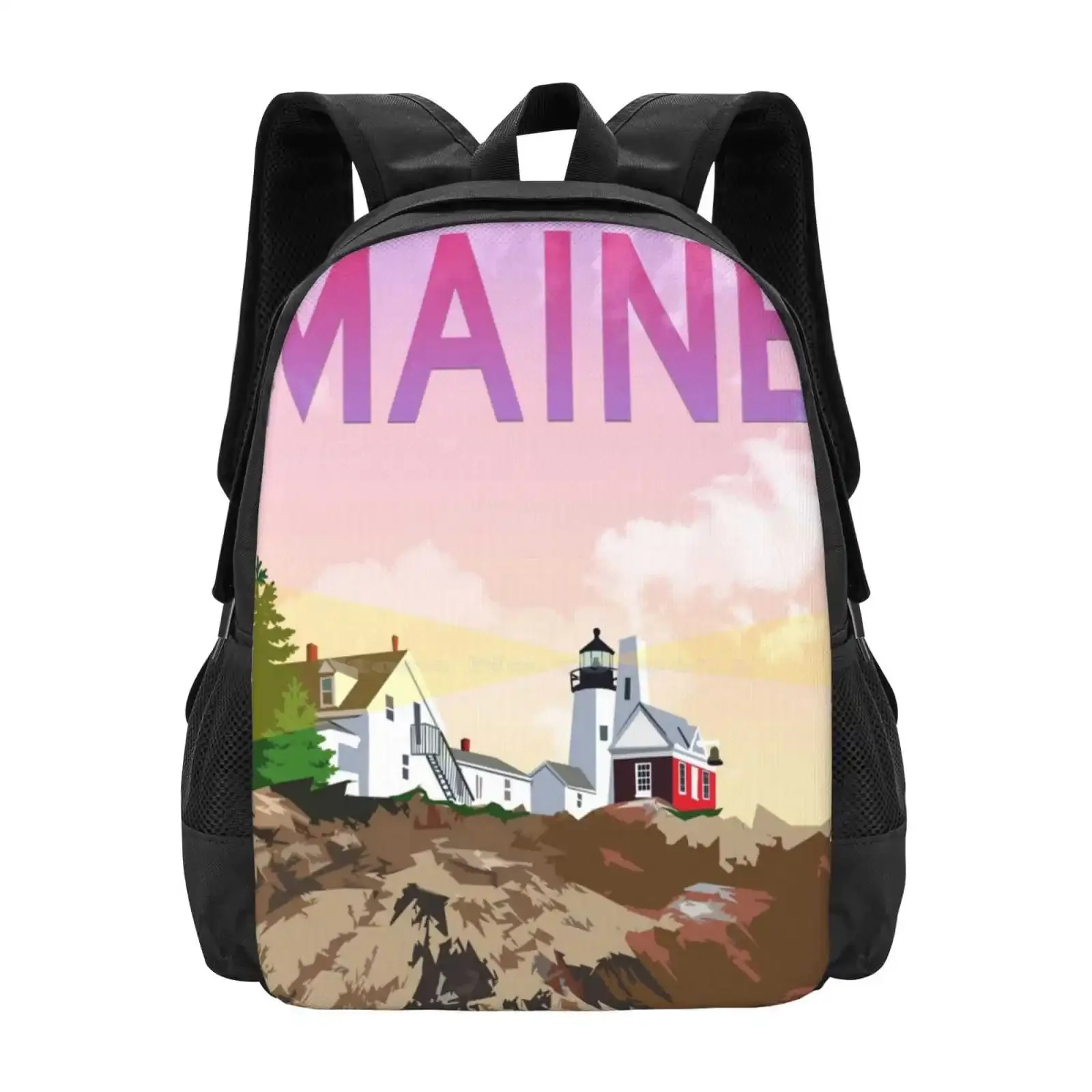 Pemaquid Point Light Hot Sale Schoolbag Backpack Fashion Bags Maine Lighthouses Ocean Sea East Coast
Pemaquid Point Light Hot Sale Schoolbag Backpack Fashion Bags Maine Lighthouses Ocean Sea East Coast