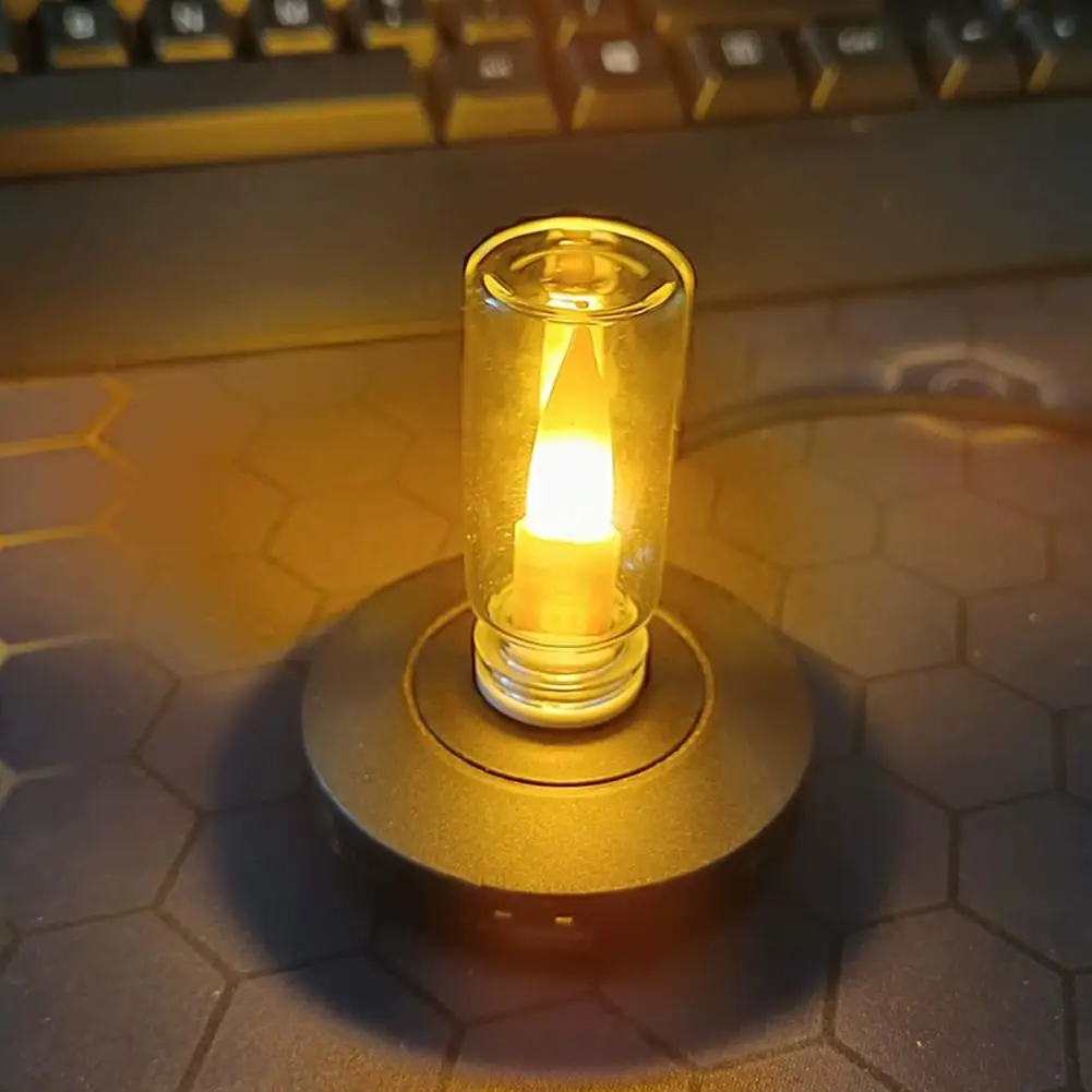 USB LED Flickering Flame Candle Light Mini Portable Car Interior Ambient Lamp Vintage Flame Effect Night Light for Auto Hom I1H1
USB LED Flickering Flame Candle Light Mini Portable Car Interior Ambient Lamp Vintage Flame Effect Night Light for Auto Hom I1H1