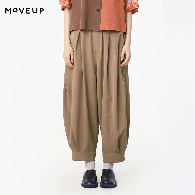 MOVEUP Casual Straight Pants 2026 Summer Retro Elastic Waist Zipper Pocket Pleated Commuting Loose Trousers For Women 125220110
MOVEUP Casual Straight Pants 2026 Summer Retro Elastic Waist Zipper Pocket Pleated Commuting Loose Trousers For Women 125220110
