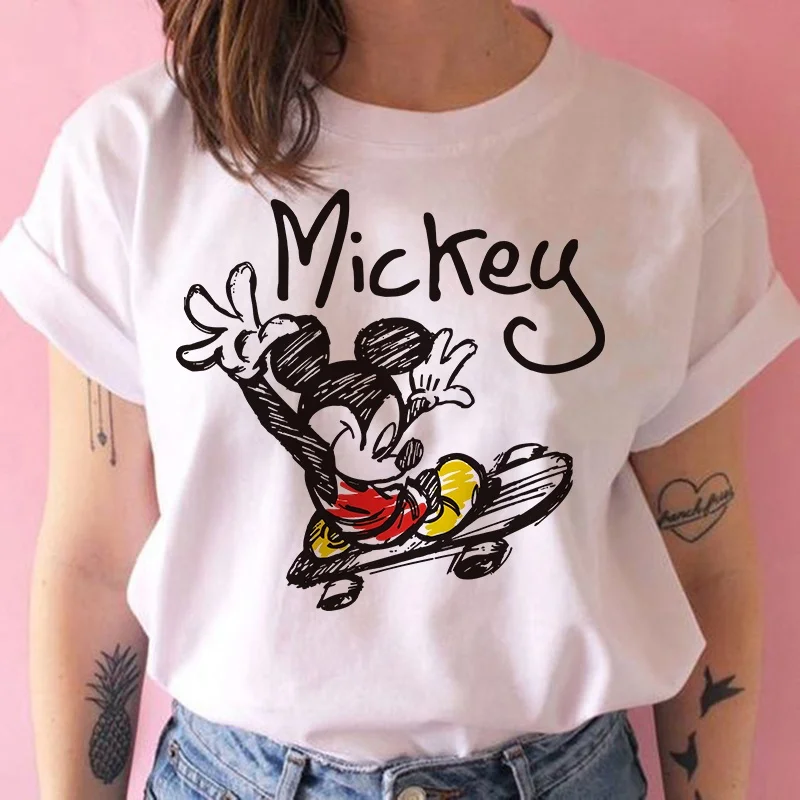 2025-26 Summer Fashion Mickey T-shirt Y2k Minnie Mouse Hat Printed 100% cotton printed T-shirt Women's Loose Disney T-shirt
2025-26 Summer Fashion Mickey T-shirt Y2k Minnie Mouse Hat Printed 100% cotton printed T-shirt Women's Loose Disney T-shirt