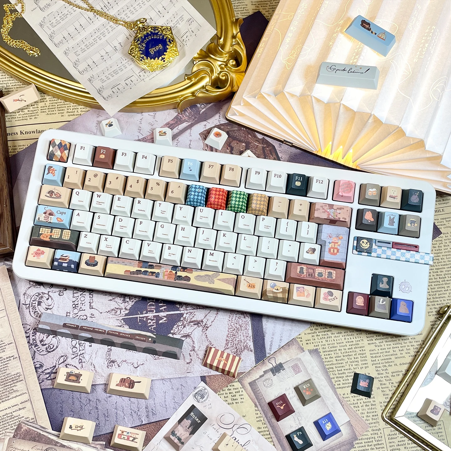 Diagon Alley Keycap Theme Keycaps Set 135 Key PBT Sublimation Cherry Profile Keyboard Caps for Mechanical Keyboard Accessories
Diagon Alley Keycap Theme Keycaps Set 135 Key PBT Sublimation Cherry Profile Keyboard Caps for Mechanical Keyboard Accessories