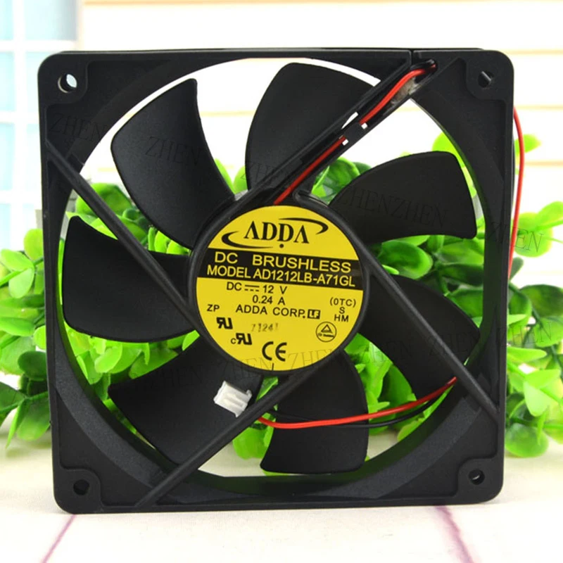 S New for ADDA AD1212LB-A71GL DC12V 0.24A 2 Wire Cooling Fan#QW
S New for ADDA AD1212LB-A71GL DC12V 0.24A 2 Wire Cooling Fan#QW