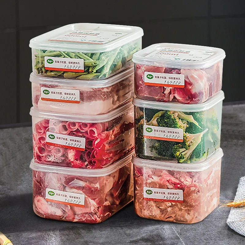 Sealed Refrigerator Storage Box with Lid Frozen Meat Fresh-keeping Box Portable Reusable Stackable Plastic Lunch Box for Kitchen
Sealed Refrigerator Storage Box with Lid Frozen Meat Fresh-keeping Box Portable Reusable Stackable Plastic Lunch Box for Kitchen