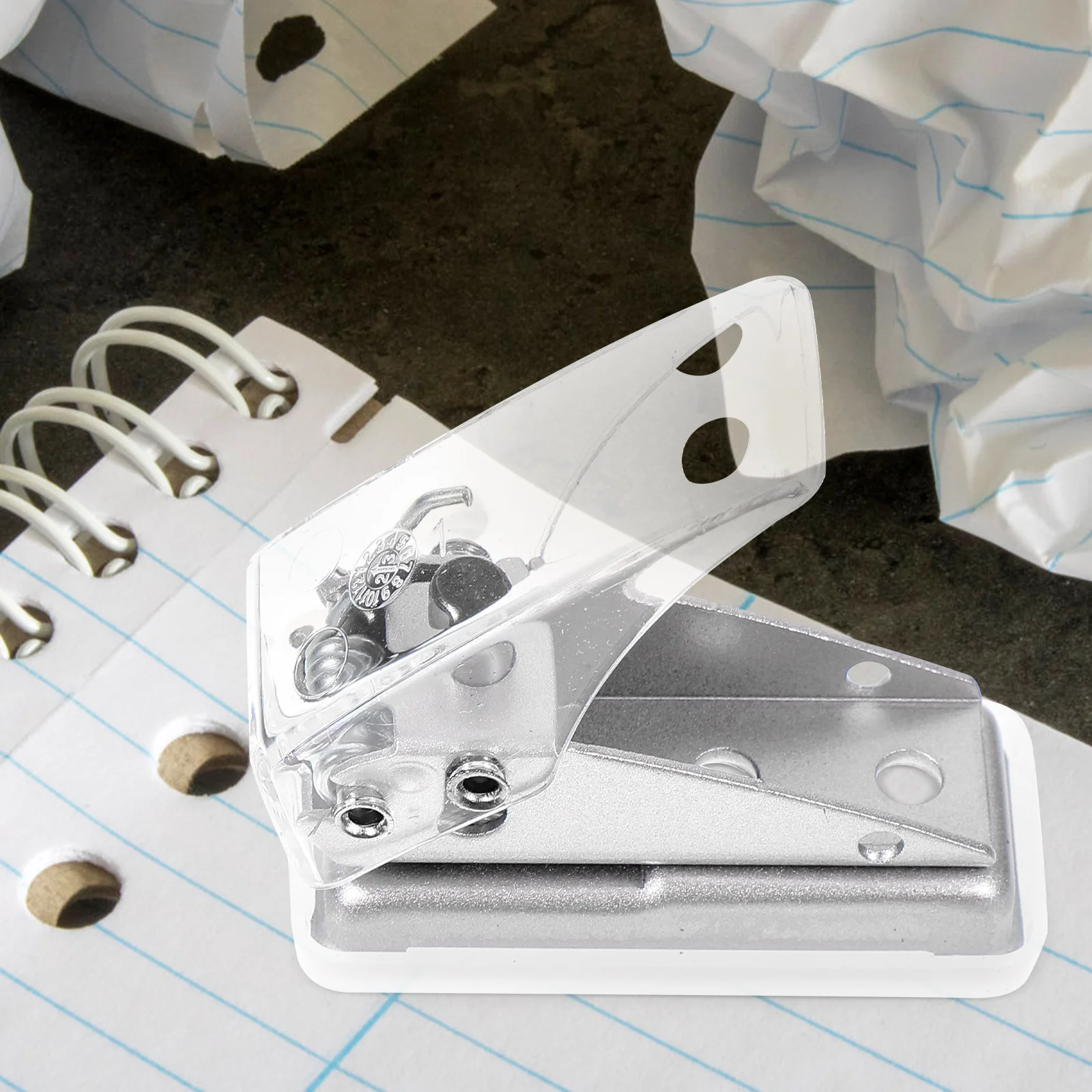 2pcs Single Hole Puncher For Paper Craft, Manual Circle Punch, Small Hole Punch Tool, Diy Scrapbook Decor, Planner Binding 
2pcs Single Hole Puncher For Paper Craft, Manual Circle Punch, Small Hole Punch Tool, Diy Scrapbook Decor, Planner Binding