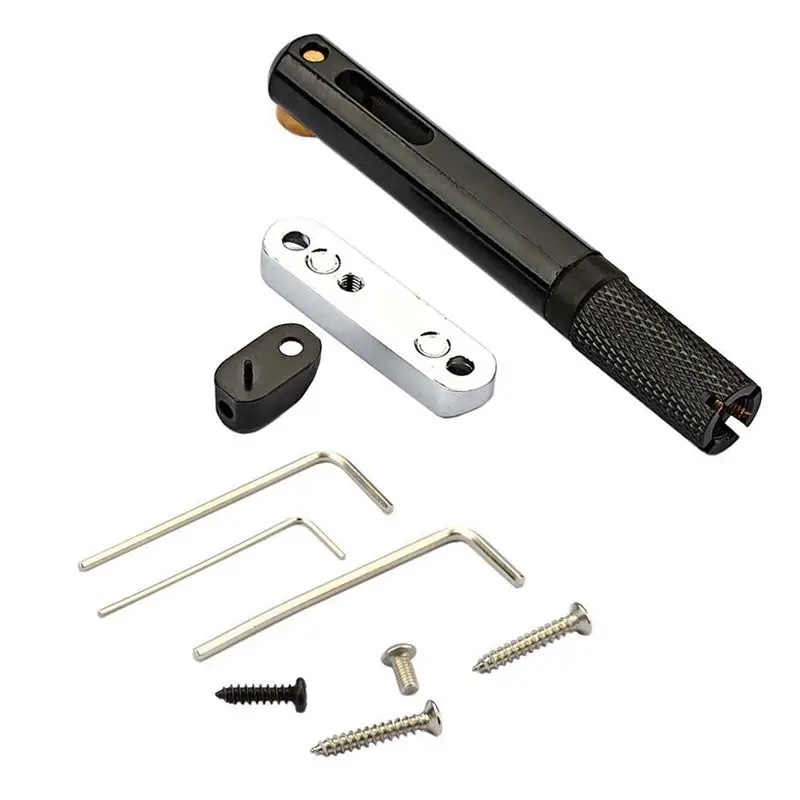 AB31-Single Set Saddle Headless Electric Guitar Bridge Tailpiece With Wrench For Headless Electric Guitar Black
AB31-Single Set Saddle Headless Electric Guitar Bridge Tailpiece With Wrench For Headless Electric Guitar Black