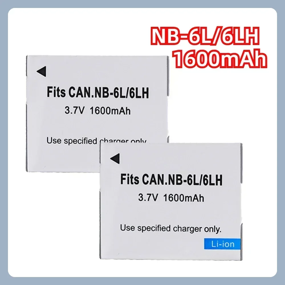 NB-6L 1600mAh 3.7V Li-ion Battery Rechargeable Battery for Canon Powershot SX700 S120 S110 SX170 IS 280HS S95 SX270HS Camera
NB-6L 1600mAh 3.7V Li-ion Battery Rechargeable Battery for Canon Powershot SX700 S120 S110 SX170 IS 280HS S95 SX270HS Camera