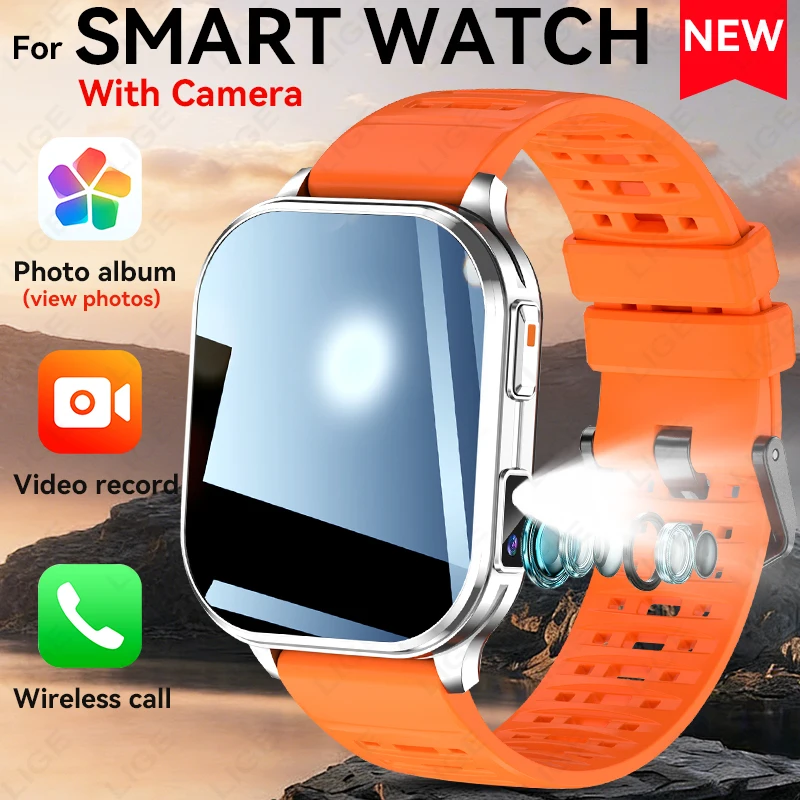LIGE 2026 Camera Smart Watch Men Women Photos Record Video Health Monitor Waterproof Flashlight Sport Fitness BT Call Smartwatch
LIGE 2026 Camera Smart Watch Men Women Photos Record Video Health Monitor Waterproof Flashlight Sport Fitness BT Call Smartwatch