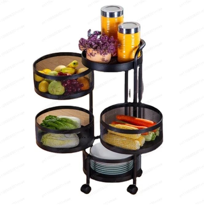 Вращающаяся на 360 градусов многослойная кухонная стойка для хранения, многофункциональная корзина для овощей с напольной стойкой для киоска
Вращающаяся на 360 градусов многослойная кухонная стойка для хранения, многофункциональная корзина для овощей с напольной стойкой для киоска