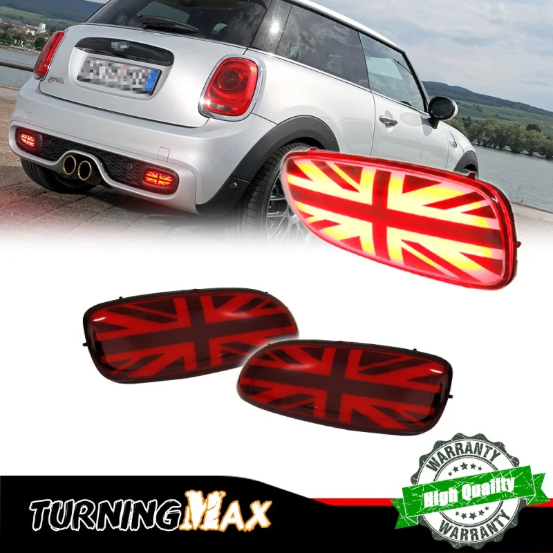 Red LED Union Jack Style Car Rear Bumper Reflector Tail Lights Rear Fog Lights Running Lights For MINI Cooper R56 R57 R58 R59
Red LED Union Jack Style Car Rear Bumper Reflector Tail Lights Rear Fog Lights Running Lights For MINI Cooper R56 R57 R58 R59