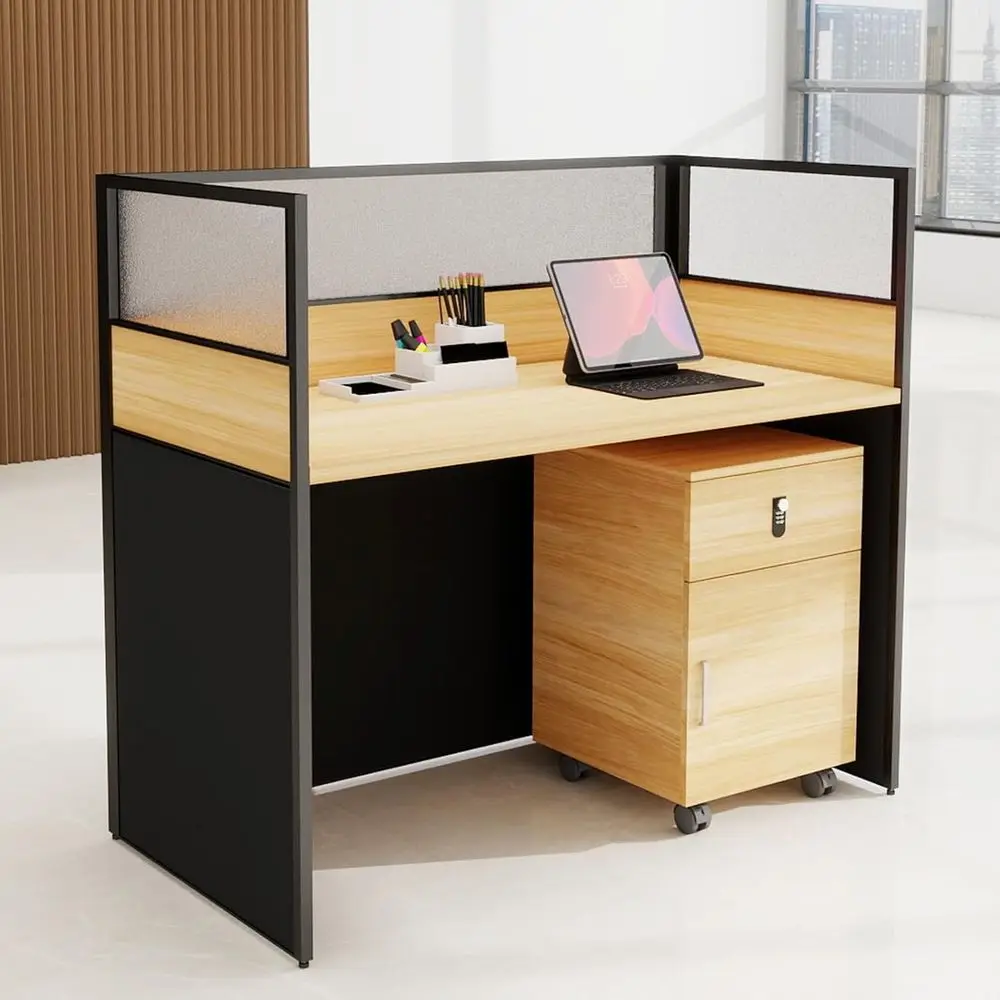 Desks with Soundproof Partitions, Cable Management, and Storage for Home Office or Study (1 Person)
Desks with Soundproof Partitions, Cable Management, and Storage for Home Office or Study (1 Person)