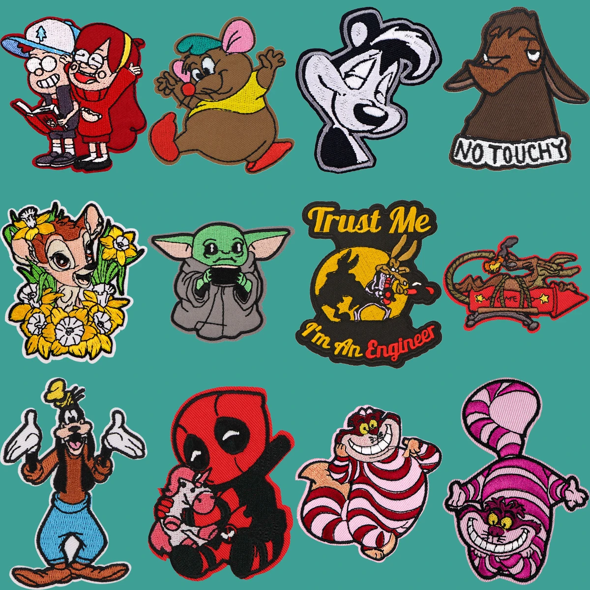 Popular Character Embroidered Patches For Clothing DIY Mouse Badge Cartoon Skunk Adhesive Patches Clothes Stickers Appliques
Popular Character Embroidered Patches For Clothing DIY Mouse Badge Cartoon Skunk Adhesive Patches Clothes Stickers Appliques