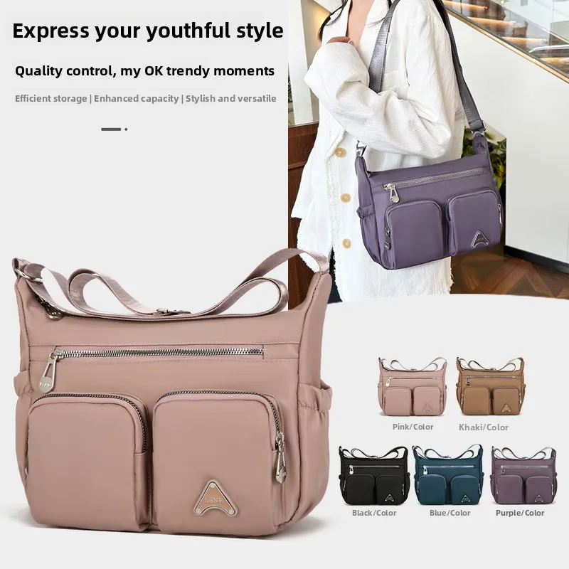 Casual Canvas Nylon Crossbody Bag for Middle-Aged And ly Women Single oulder Faion Versatile Mobile Phone Bag
Casual Canvas Nylon Crossbody Bag for Middle-Aged And ly Women Single oulder Faion Versatile Mobile Phone Bag