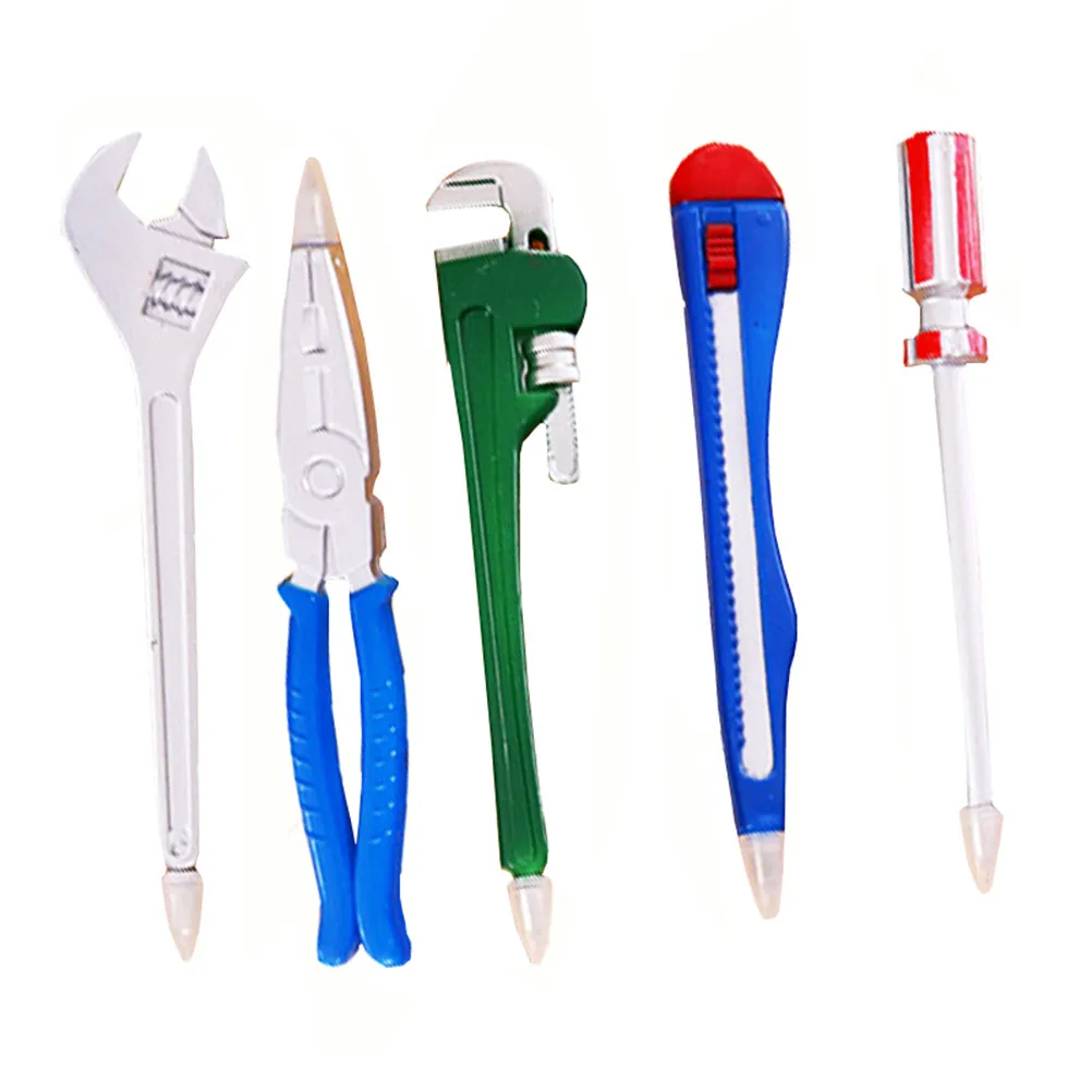 6Pcs Creative Ballpoint Pens Handware Tools Shape Lightweight Stationery Supplies Silver Wrench Hammer Vise Cutter
6Pcs Creative Ballpoint Pens Handware Tools Shape Lightweight Stationery Supplies Silver Wrench Hammer Vise Cutter