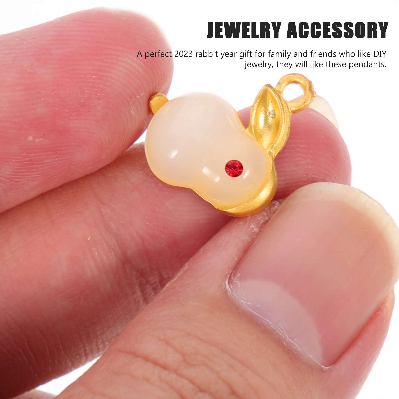 10 Pcs Year of The Rabbit Pendant Bunny Charms for Jewelry Making Chinese Style 
10 Pcs Year of The Rabbit Pendant Bunny Charms for Jewelry Making Chinese Style