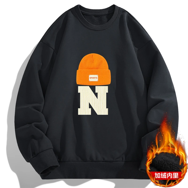 Men's New Autumn and Winter Pullover Round Neck Printed Patchwork Fashionable Loose Letter Versatile Casual Long Sleeved Hoodie
Men's New Autumn and Winter Pullover Round Neck Printed Patchwork Fashionable Loose Letter Versatile Casual Long Sleeved Hoodie